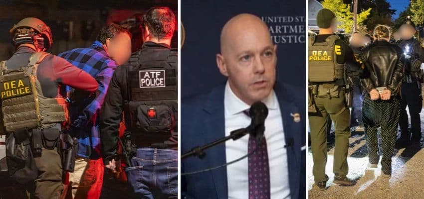 DEA and ATF agents make arrest, US Attorney Scott Bradford