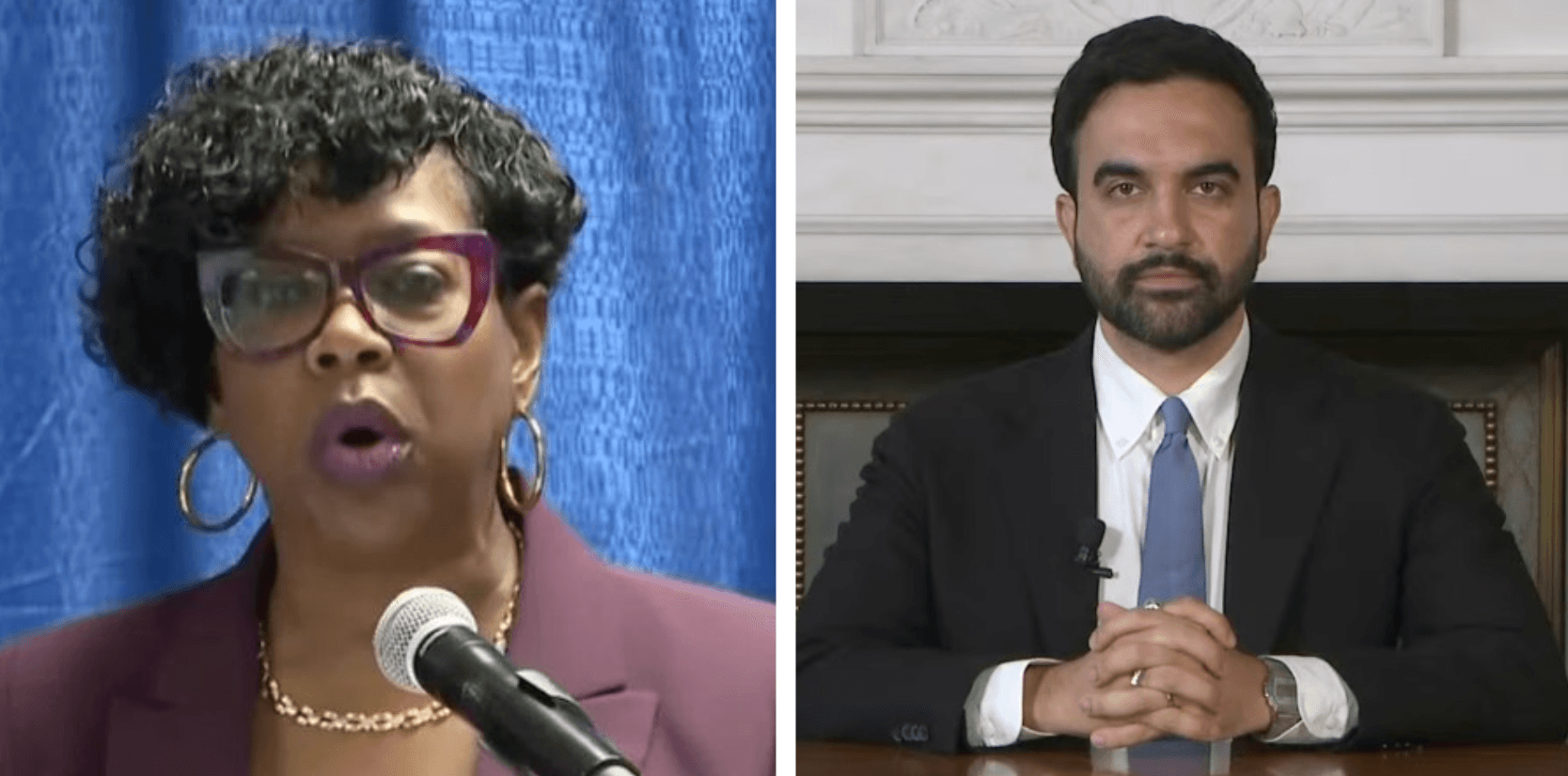 Bronx District Attorney Darcel Clark, Mayor Zohran Mamdani
